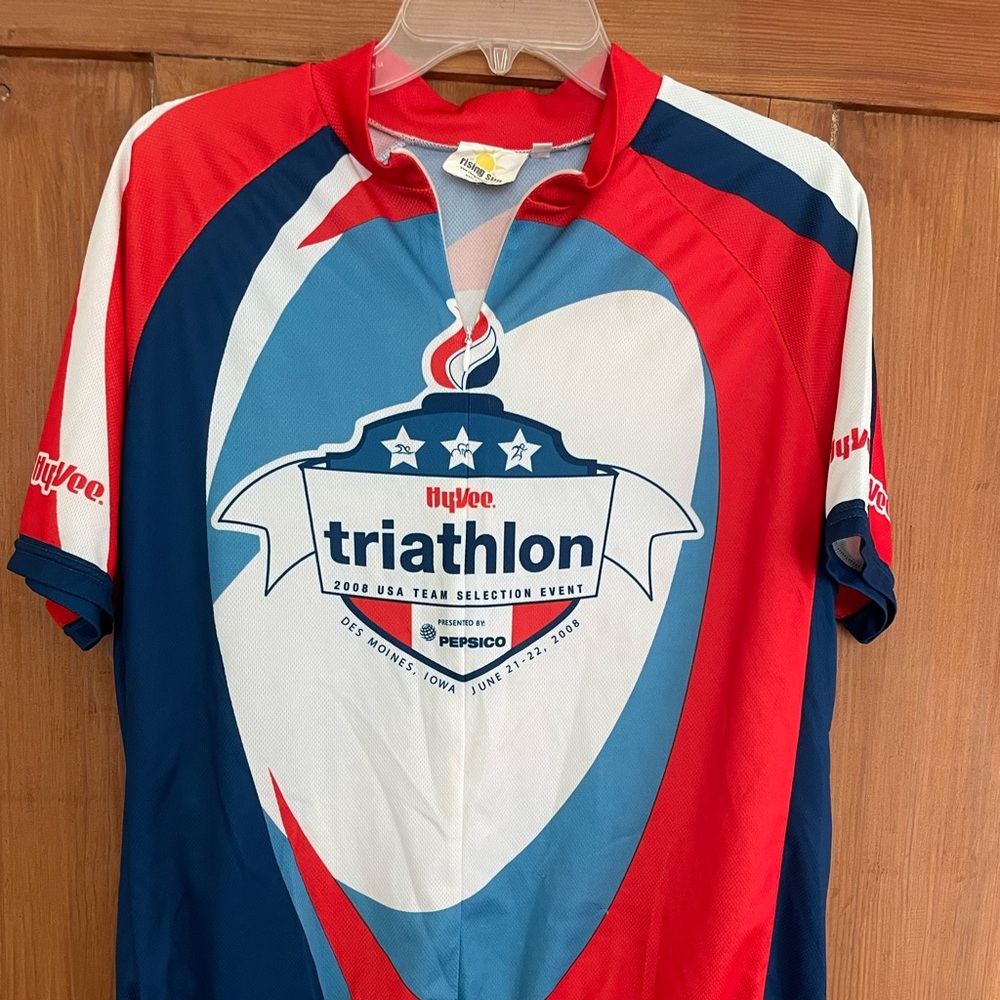 Rising Sun Triathlon Men’s Cycling Jersey Size XL